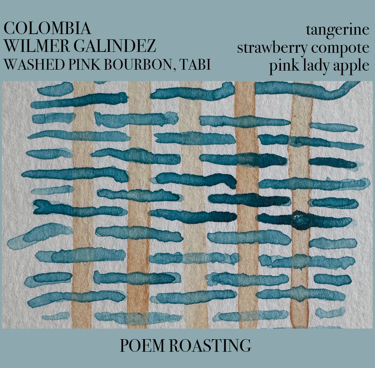 Colombia Wilmer Galindez washed Tabi, Pink Bourbon